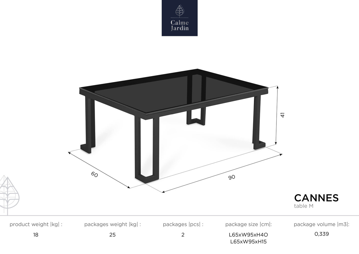 Calme Jardin Cannes -puutarhakalusteryhmä, 4 osaa, kerma / valkoinen hinta ja tiedot | Puutarhakalusteet | hobbyhall.fi