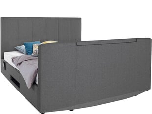 Notio Living Yogi E-Gamer -sänky, 180 x 200 cm, tummanharmaa hinta ja tiedot | Sängyt | hobbyhall.fi