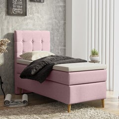 Selsey Juan -sänkypaketti, 90 x 200 cm, pinkki hinta ja tiedot | Sängyt | hobbyhall.fi