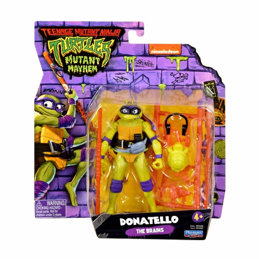 Figuuri TMNT Teenage Mutant Ninja Turtles Donatello 83282 hinta ja tiedot | Poikien lelut | hobbyhall.fi