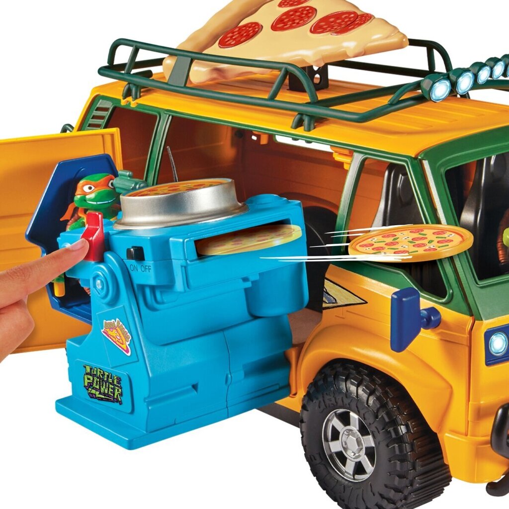 Pakettiauto TMNT Turtles Ninja Pizzafire 83468 hinta ja tiedot | Poikien lelut | hobbyhall.fi