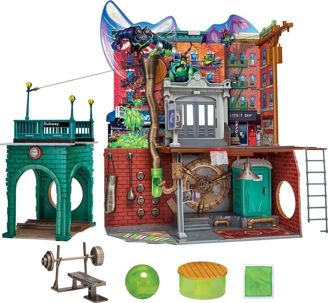 Leikkisetti Tmnt Turtles Ninja Sewer Lair 83478 hinta ja tiedot | Poikien lelut | hobbyhall.fi