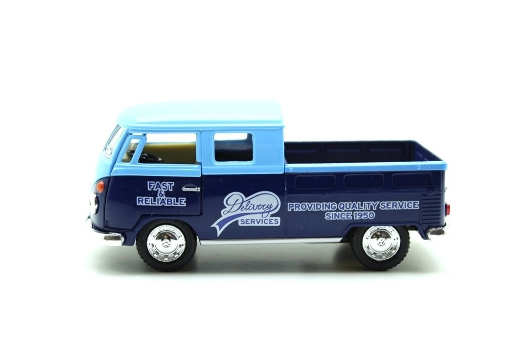 Automalli Kinsmart 1963 Volkswagen Bus Double Cab Pickup hinta ja tiedot | Poikien lelut | hobbyhall.fi