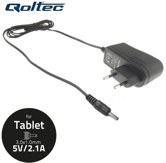 Qoltec 5V, 2.1A, 10.5W hinta ja tiedot | Kannettavien tietokoneiden laturit | hobbyhall.fi