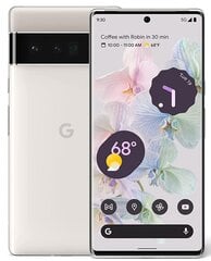 Google Pixel 6 Pro 5G älypuhelin 12/128GB Cloudy White hinta ja tiedot | Matkapuhelimet | hobbyhall.fi