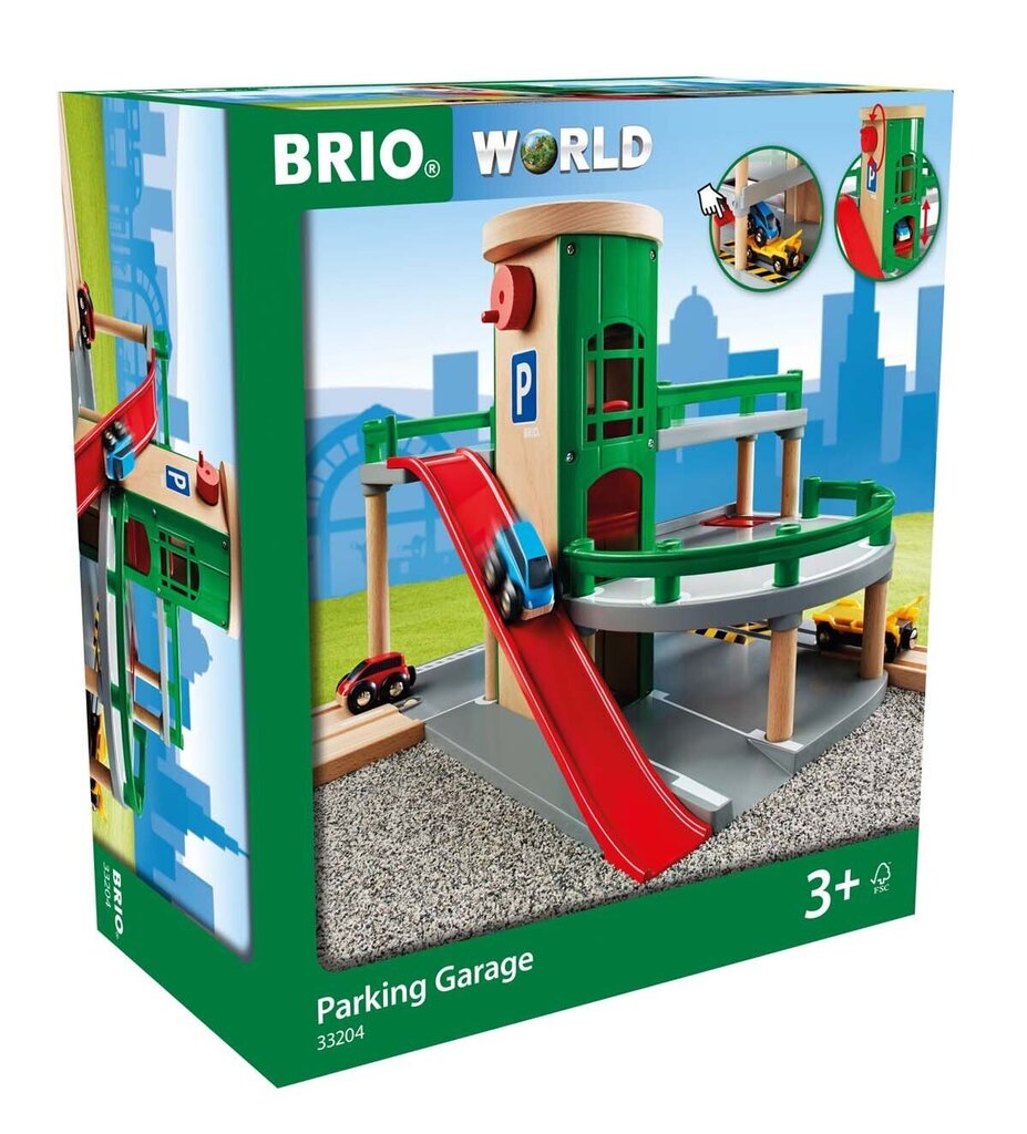 Brio -pysäköintihalli 63320400 hinta ja tiedot | Poikien lelut | hobbyhall.fi