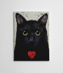 Jäljennös Musta kissa hinta ja tiedot | Taulut | hobbyhall.fi