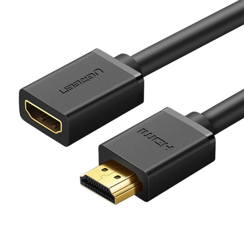 UGREEN HDMI uros-naaras jatkokaapeli UGREEN 1.4, 5m hinta ja tiedot | Kaapelit ja adapterit | hobbyhall.fi