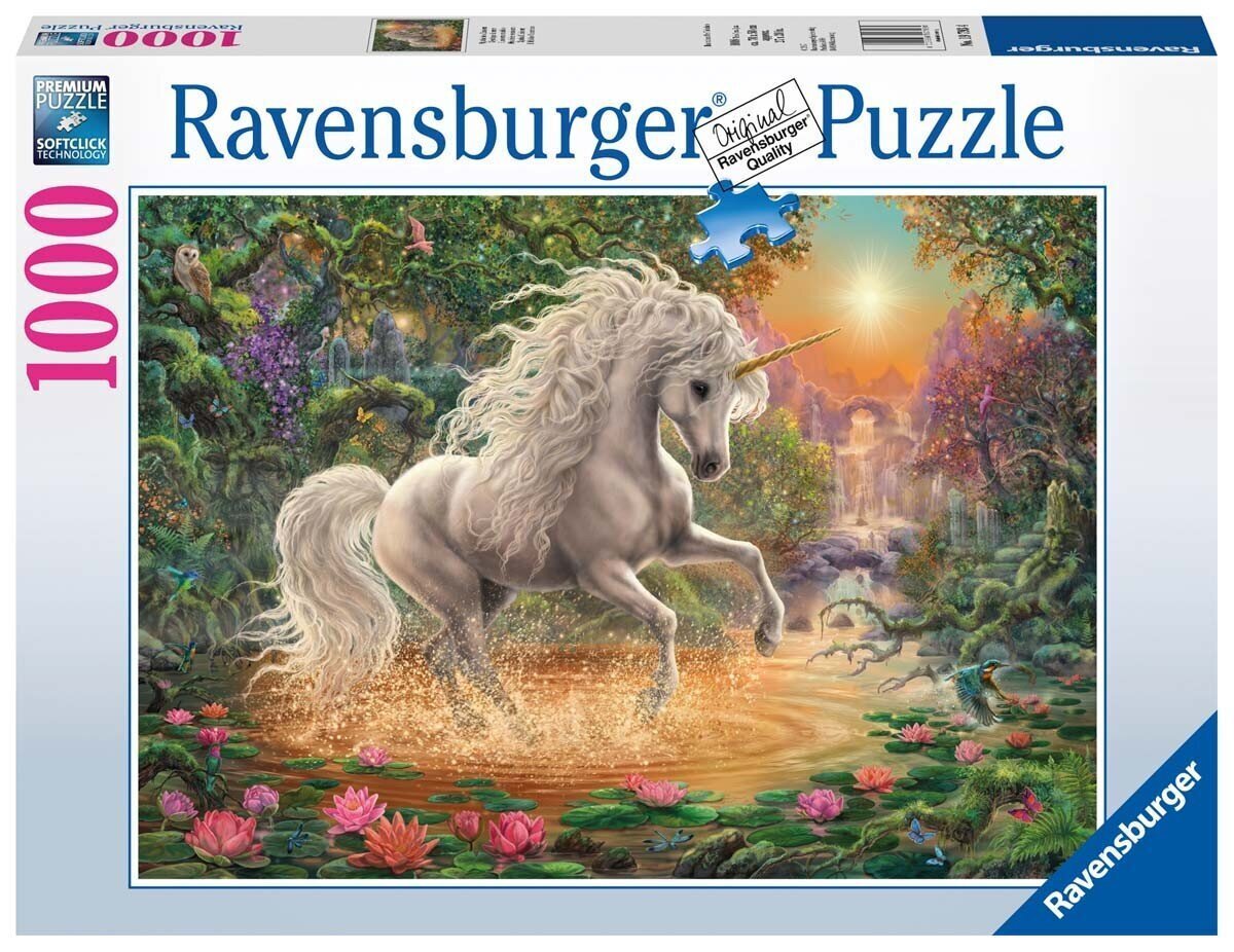 Ravensburger Puzzle Mystical Unicorn 1000p 19793 hinta ja tiedot | Palapelit | hobbyhall.fi