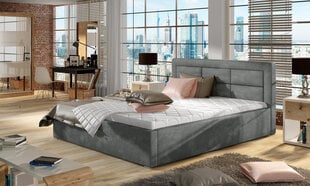 Sänky Rosano MTP, 140 x 200 cm, tummanharmaa hinta ja tiedot | Sängyt | hobbyhall.fi