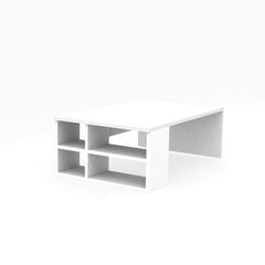 Sohvapöytä Defne, valkoinen hinta ja tiedot | Sohvapöydät | hobbyhall.fi