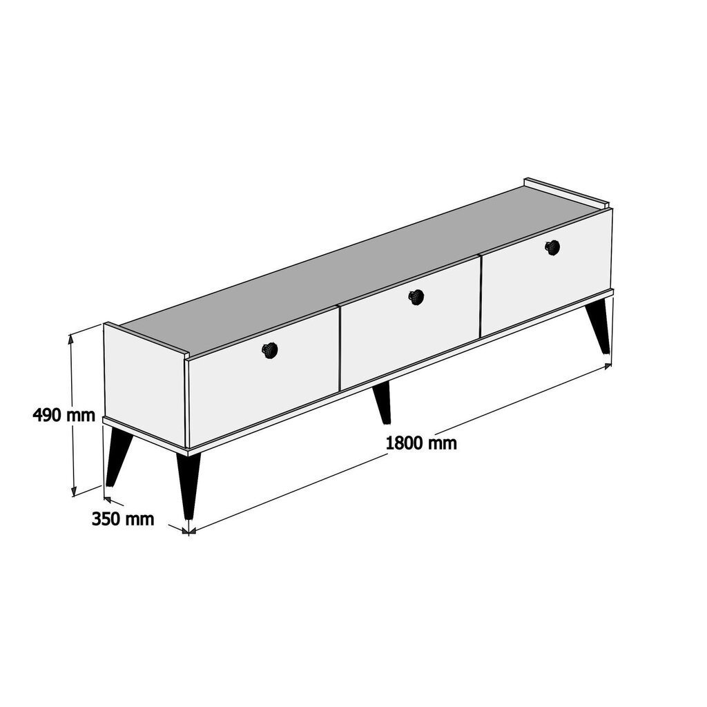 TV-taso Lidya, ruskea hinta ja tiedot | TV-tasot | hobbyhall.fi