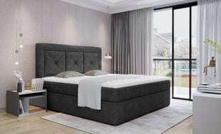 Sänky NORE Idris 07, 140x200cm, harmaa hinta ja tiedot | Sängyt | hobbyhall.fi