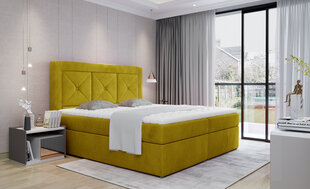 Sänky NORE Idris 12, 140x200cm, keltainen hinta ja tiedot | Sängyt | hobbyhall.fi