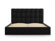 Sänky Mazzini Beds Nerin 140x200 cm, musta hinta ja tiedot | Sängyt | hobbyhall.fi