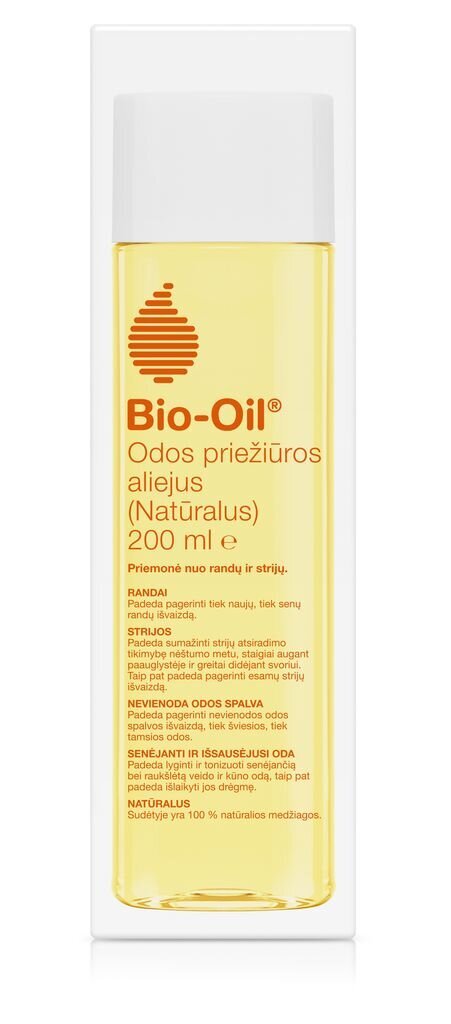 Ihonhoitotuote Bio Oil Natural, 200 ml hinta ja tiedot | Vartalovoiteet ja -emulsiot | hobbyhall.fi