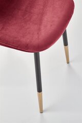 4 tuolin setti Halmar K379, punainen hinta ja tiedot | Ruokapöydän tuolit | hobbyhall.fi