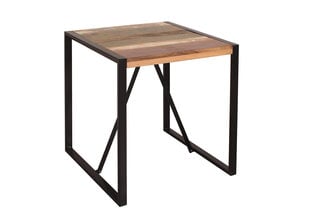 Pöytä Fiume, 70 x 70 cm, ruskea hinta ja tiedot | Ruokapöydät | hobbyhall.fi
