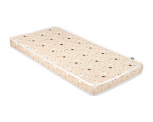 Vauvapatja Kikkaboo Fantasia 60 x 120 x 9 cm, Stars Beige hinta ja tiedot | Patjat | hobbyhall.fi