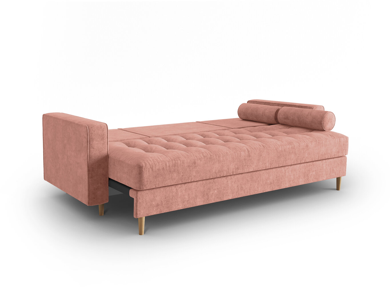 Kolmen istuttava sohva Micadoni Home Gobi, vaaleanpunainen hinta ja tiedot | Sohvat ja vuodesohvat | hobbyhall.fi