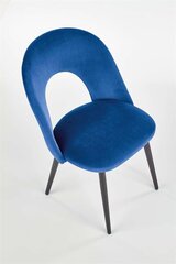 2 tuolin setti Halmar K384, sininen hinta ja tiedot | Ruokapöydän tuolit | hobbyhall.fi