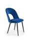 2 tuolin setti Halmar K384, sininen hinta ja tiedot | Ruokapöydän tuolit | hobbyhall.fi