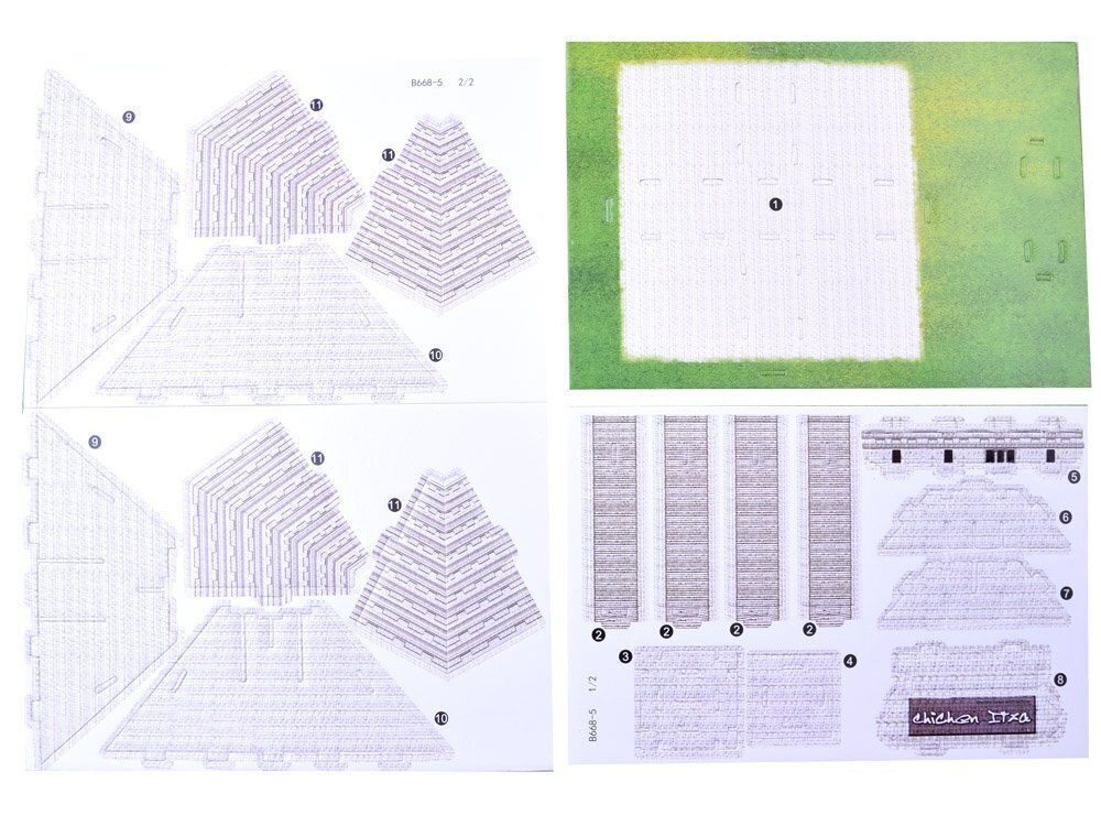 3D-palapeli Maya Pyramid, 19 osaa hinta ja tiedot | Palapelit | hobbyhall.fi