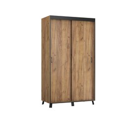 ADRK Furniture Bergamo vaatekaappi, 200 cm, ruskea hinta ja tiedot | Kaapit | hobbyhall.fi