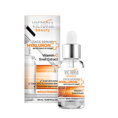 Virkistävä kasvoseerumi C-vitamiinilla ja etanaseerumilla Victoria Beauty, 20ml hinta ja tiedot | Victoria Beauty Kasvojenhoitotuotteet | hobbyhall.fi