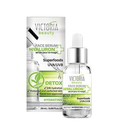 Kosteuttava kasvoseerumi hyaluronihapolla ja UVA/UVB-suodattimella Victoria Beauty, 20ml hinta ja tiedot | Kasvoöljyt ja seerumit | hobbyhall.fi