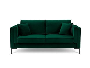 Kahden istuttava sohva Luis 2, tummanvihreä/musta hinta ja tiedot | Sohvat ja vuodesohvat | hobbyhall.fi