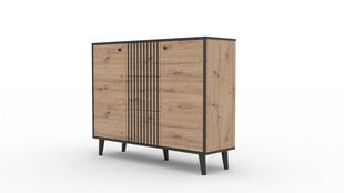 Senkki ADRK Furniture Fadi, ruskea/musta hinta ja tiedot | Lipastot | hobbyhall.fi
