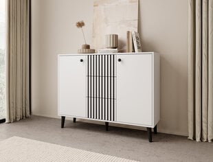 Senkki ADRK Furniture Ika, valkoinen/musta hinta ja tiedot | Lipastot | hobbyhall.fi