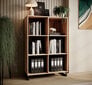Hylly ADRK Furniture Aria, ruskea/musta hinta ja tiedot | Hyllyt | hobbyhall.fi