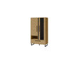 Vitriini ADRK Furniture Aria 140, ruskea/musta hinta ja tiedot | Vitriinit | hobbyhall.fi