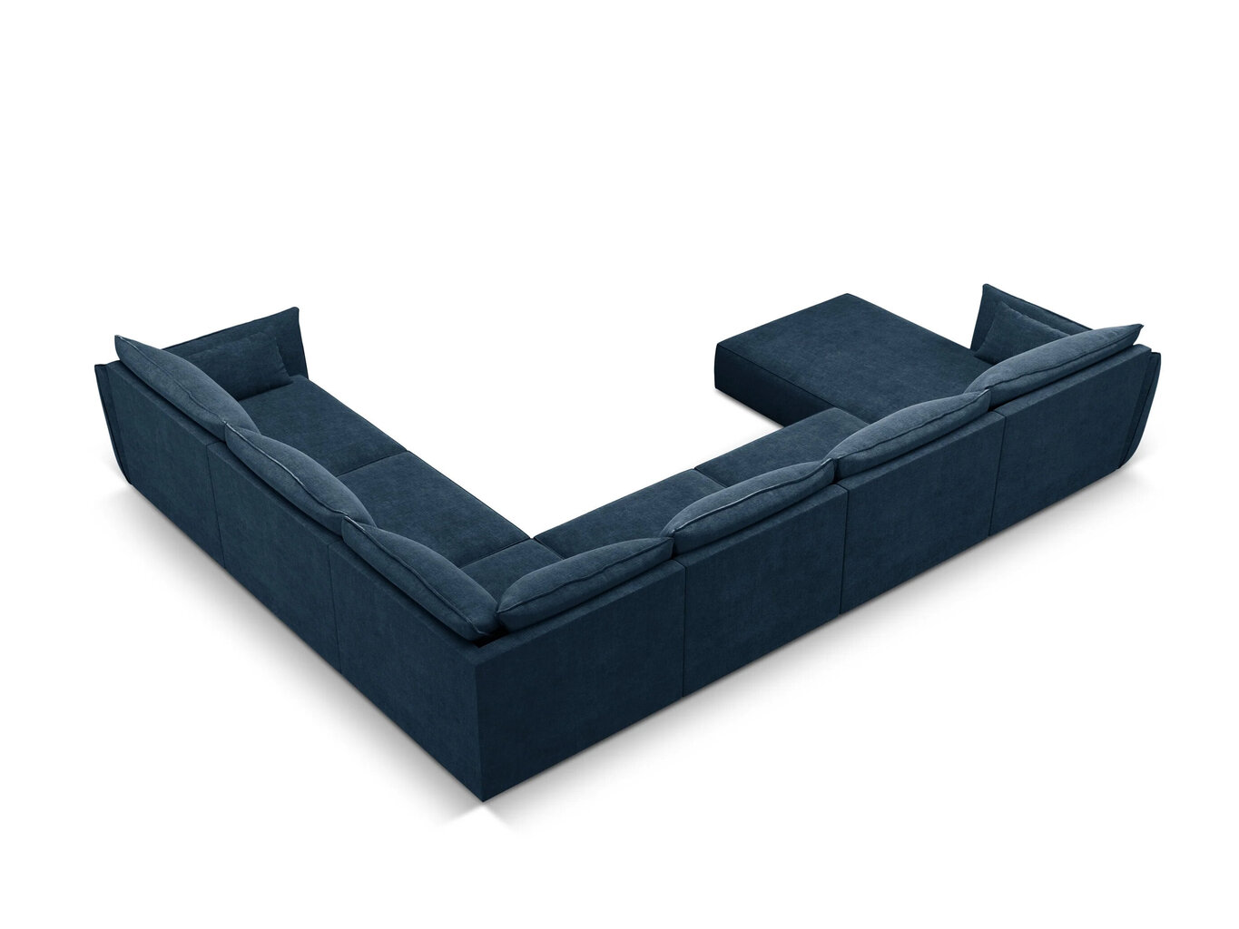 Vanda panorama sohva, 8 istuimella, tummansinisen värinen hinta ja tiedot | Kulmasohvat ja divaanisohvat | hobbyhall.fi