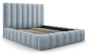 Sänky ja liinavaatelaatikko Kelp, 230x185x125 cm, vaaleansininen hinta ja tiedot | Sängyt | hobbyhall.fi