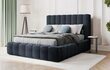 Sänky ja liinavaatelaatikko Kelp, 230x205x125 cm, tummansininen hinta ja tiedot | Sängyt | hobbyhall.fi