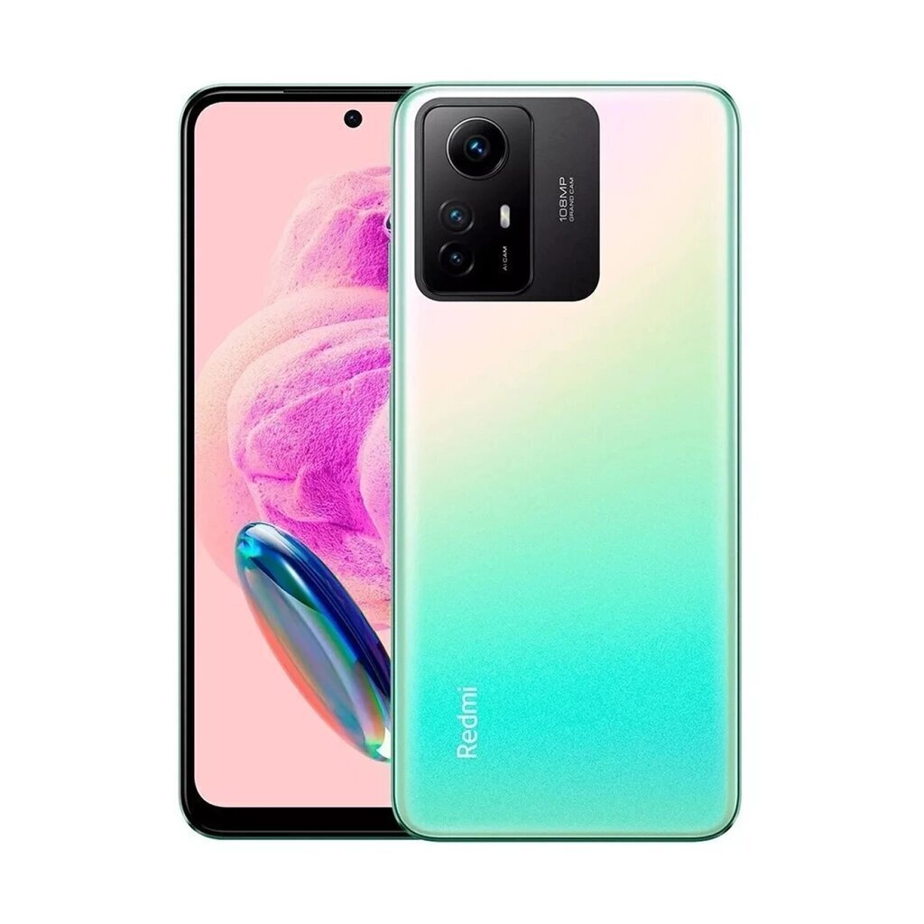 Xiaomi Redmi Note 12S 8/256GB Pearl Green hinta ja tiedot | Matkapuhelimet | hobbyhall.fi