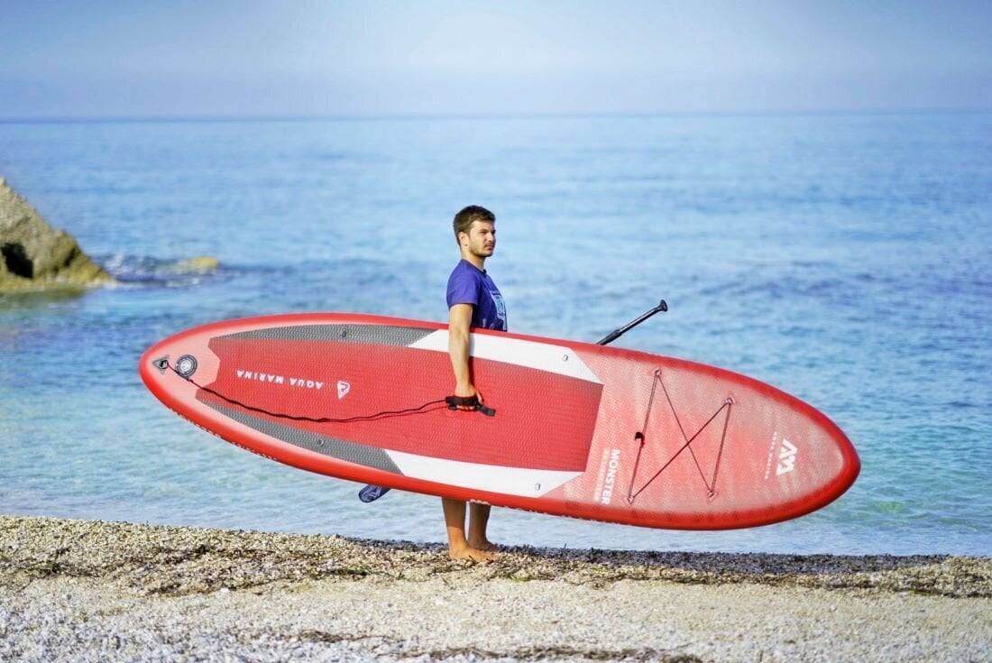 Ilmatäytteinen SUP-lauta Aqua Marina Monster 3,66 m, punainen hinta ja tiedot | SUP-laudat | hobbyhall.fi