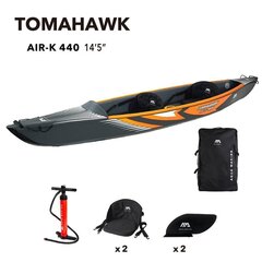 Aqua Marina Puhallettava Kajakki Tomahawk Air-K 14'5", (440x78cm), hinta ja tiedot | Veneet ja kajakit | hobbyhall.fi