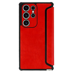 RAZOR Leather - Samsung Galaxy S23 Plus, punainen hinta ja tiedot | Puhelimen kuoret ja kotelot | hobbyhall.fi