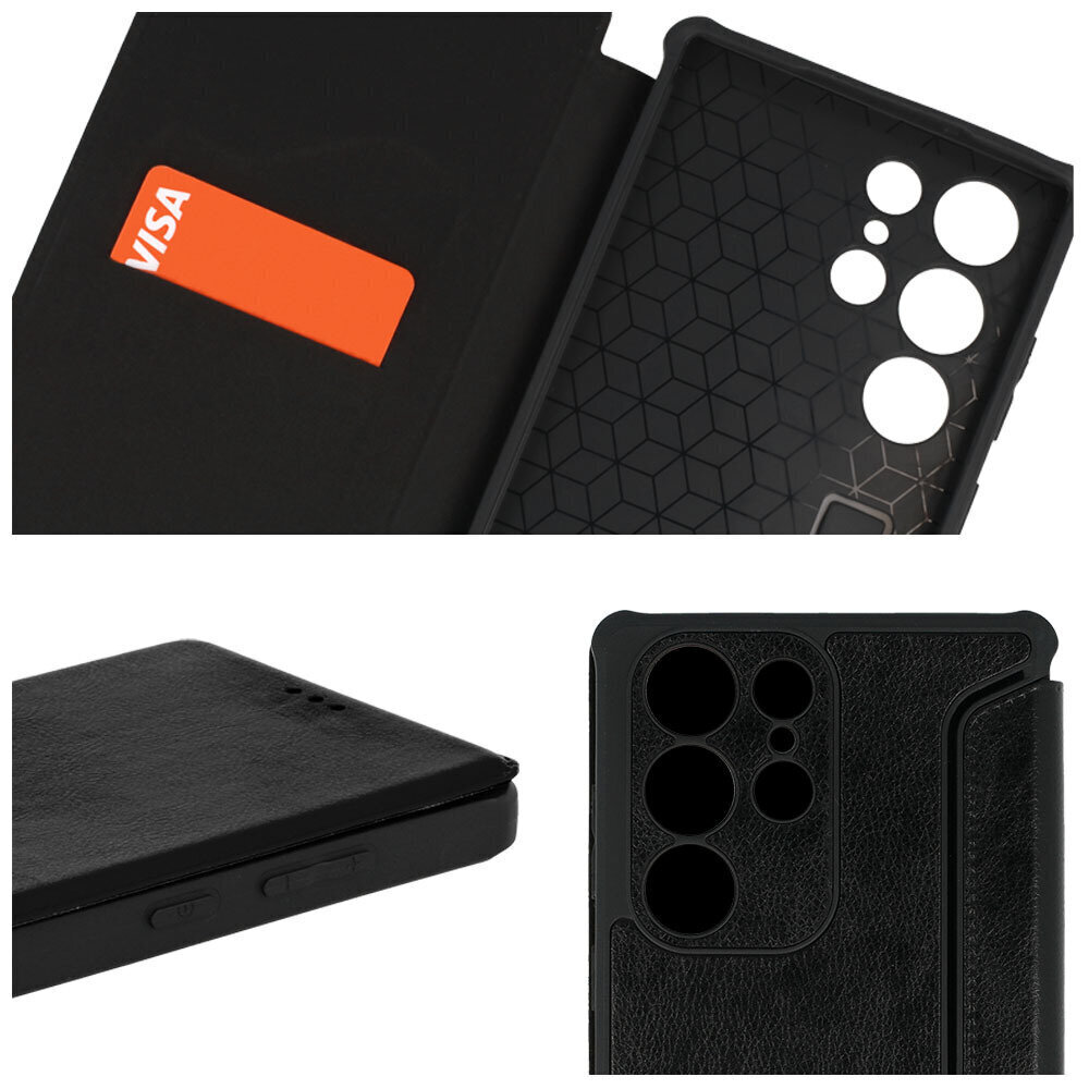 RAZOR Leather - Xiaomi Redmi Note 11 Pro / Note 11 Pro 5G, musta hinta ja tiedot | Puhelimen kuoret ja kotelot | hobbyhall.fi