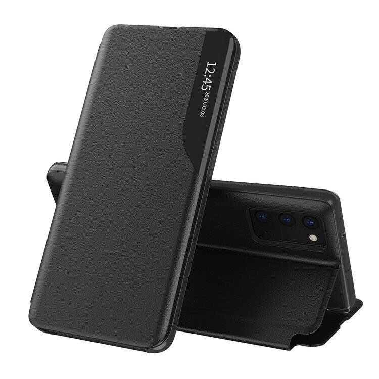 Puhelinkuori Smart View - Xiaomi Poco X5 Pro, musta hinta ja tiedot | Puhelimen kuoret ja kotelot | hobbyhall.fi