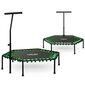 Fitness-trampoliini kahvalla, kuusikulmainen, 127 cm., vihreä hinta ja tiedot | Fitness-trampoliinit | hobbyhall.fi