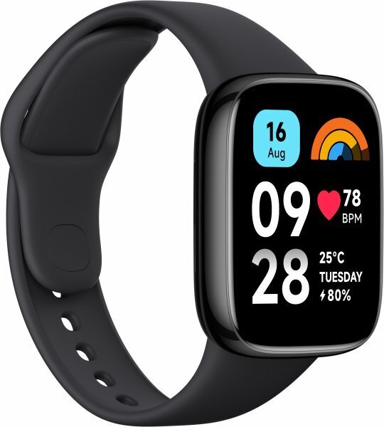 Xiaomi Redmi Watch 3 Active Black hinta ja tiedot | Älykellot | hobbyhall.fi