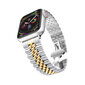 Apple Watch Jubilee ruostumaton teräsranneke – hopea/kulta 38/40/41mm hinta ja tiedot | Älykellojen ja aktiivisuusrannekkeiden lisätarvikkeet | hobbyhall.fi