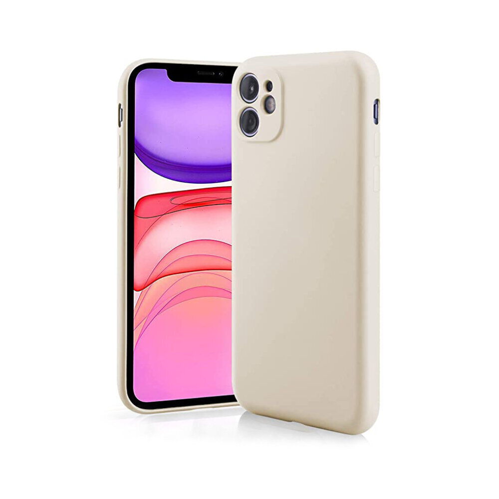 iPhone 11 Pro Max (6,5″) Silikonikotelo – Valkoinen hinta ja tiedot | Puhelimen kuoret ja kotelot | hobbyhall.fi