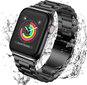 Apple Watch Teräsranneke – Musta 38/40/41 mm hinta ja tiedot | Älykellojen ja aktiivisuusrannekkeiden lisätarvikkeet | hobbyhall.fi