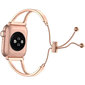 Apple Watch Cuff – Vaaleanpunainen Kulta 38/40/41mm hinta ja tiedot | Älykellojen ja aktiivisuusrannekkeiden lisätarvikkeet | hobbyhall.fi